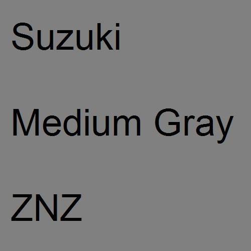 Suzuki, Medium Gray, ZNZ.